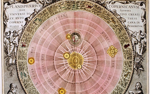 'The fault is not in our stars, but in ourselves’ - Shakespeare is thought to have known about Copernicus’s sun-centred universe, pictured