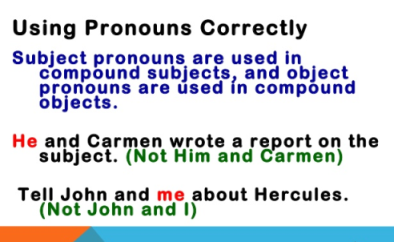 compound personal pronouns worksheet